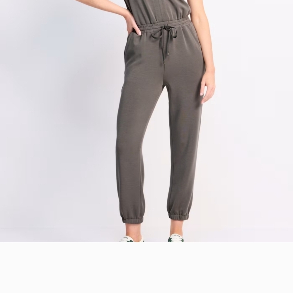 Women's Gray Jumpsuit Skies Are Blue